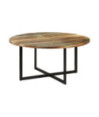 Masă de bucătărie, 150x75 cm, lemn reciclat, cu aspect industrial - WOODBB110 Masă de bucătărie, 150x75 cm, lemn reciclat, cu aspect industrial - WOODBB110
