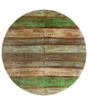 Masă de bucătărie, 150x75 cm, lemn reciclat, cu aspect industrial - WOODBB110