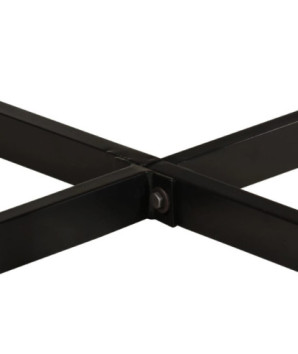 Masă de bucătărie, 150x75 cm, lemn reciclat, cu aspect industrial - WOODBB110