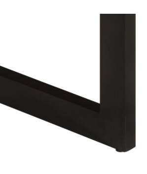 Masă de bucătărie, 150x75 cm, lemn reciclat, cu aspect industrial - WOODBB110