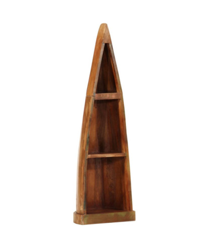Dulap tip barcă, 39x27x127 cm, lemn reciclat - WOODBB952