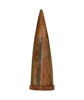 Dulap tip barcă, 39x27x127 cm, lemn reciclat - WOODBB952