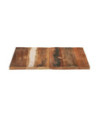 Blat masă rustic din lemn masiv reciclat, pătrată, 70 x 70 cm, handmade Blat masă rustic din lemn masiv reciclat, pătrată, 70 x 70 cm, handmade