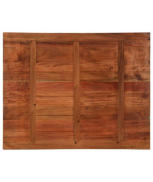 Blat de masă, 110x80x2,5cm, dreptunghiular, lemn reciclat - WOODBB970