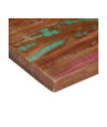 Blat de masă, 90x80x2,5 cm, dreptunghiular, lemn reciclat - WOODBB973 Blat de masă, 90x80x2,5 cm, dreptunghiular, lemn reciclat - WOODBB973