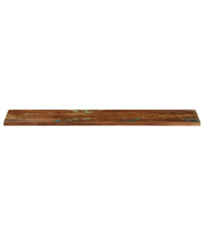 Blat masă rustic din lemn masiv reciclat, dreptunghiulară, 140x30x3,8 cm, handmade