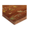 Blat masă rustic din lemn masiv reciclat, dreptunghiulară, 140x30x3,8 cm, handmade
