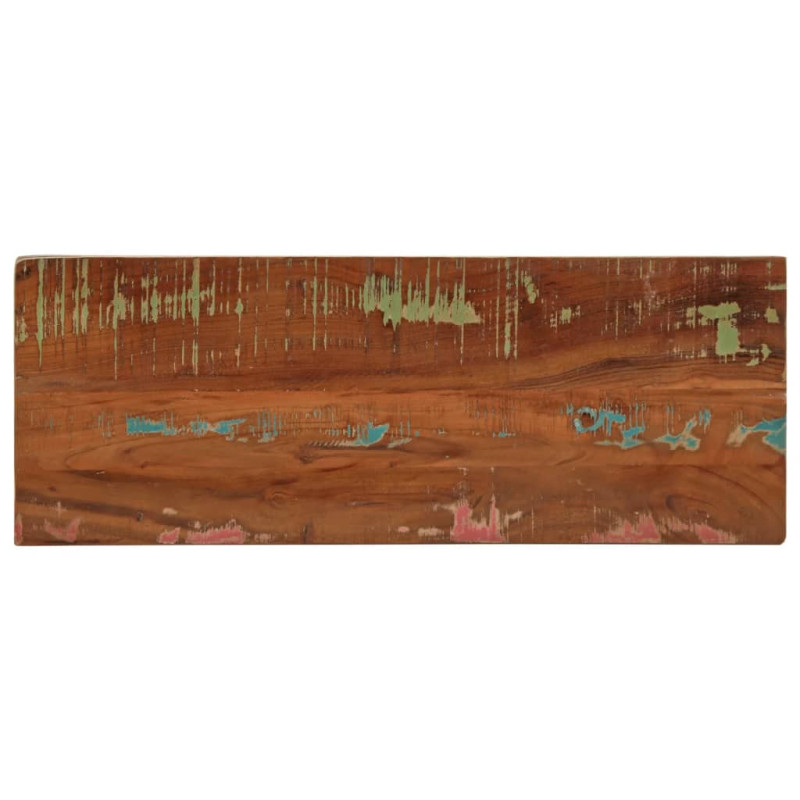 Blat masă rustic din lemn masiv reciclat, dreptunghiulară, 90x40x3,8 cm, handmade Blat masă rustic din lemn masiv reciclat, dreptunghiulară, 90x40x3,8 cm, handmade