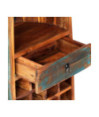Dulap de vinuri, 50 x 40 x 180 cm, lemn reciclat, cu aspect vintage - WOODBB994 Dulap de vinuri, 50 x 40 x 180 cm, lemn reciclat, cu aspect vintage - WOODBB994