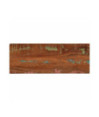 Blat masă rustic din lemn masiv reciclat, dreptunghiulară, 80x20x3,8 cm, handmade