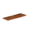 Blat masă rustic din lemn masiv reciclat, dreptunghiulară, 80x20x3,8 cm, handmade