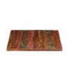 Blat de masă, 100x80x2,5cm, dreptunghiular, lemn reciclat - WOODBB1001 Blat de masă, 100x80x2,5cm, dreptunghiular, lemn reciclat - WOODBB1001