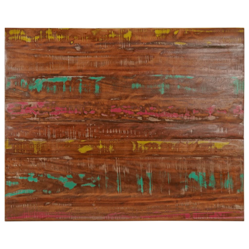 Blat de masă, 90x80x3,8 cm, dreptunghiular, lemn reciclat - WOODBB1006 Blat de masă, 90x80x3,8 cm, dreptunghiular, lemn reciclat - WOODBB1006