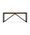 Bancă, 110 x 35 x 45 cm, lemn reciclat, cu aspect vintage - WOODBB118
