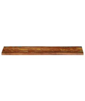 Blat masă rustic din lemn masiv reciclat, dreptunghiulară, 120x30x2,5 cm, handmade
