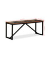 Bancă, 110 x 35 x 45 cm, lemn reciclat, cu aspect vintage - WOODBB118