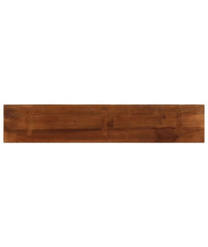 Blat masă rustic din lemn masiv reciclat, dreptunghiulară, 140x40x3,8 cm, handmade