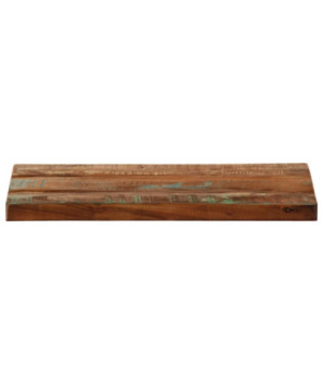 Blat masă rustic din lemn masiv reciclat, dreptunghiulară, 50 x 40 x 2,5 cm, handmade
