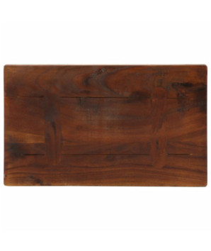 Blat masă rustic din lemn masiv reciclat, dreptunghiulară, 50 x 40 x 2,5 cm, handmade