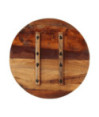 Blat masă rustic din lemn masiv reciclat, rotundă, 60 cm Blat masă rustic din lemn masiv reciclat, rotundă, 60 cm