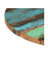 Blat masă rustic din lemn masiv reciclat, rotundă, 60 cm Blat masă rustic din lemn masiv reciclat, rotundă, 60 cm