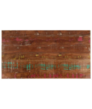 Blat de masă, 100x60x2,5cm, dreptunghiular, lemn reciclat - WOODBB1040