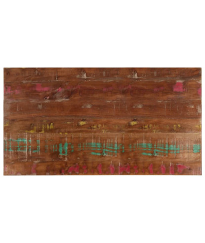 Blat de masă, 100x60x2,5cm, dreptunghiular, lemn reciclat - WOODBB1040