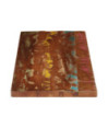 Blat de masă, 140x60x2,5cm, dreptunghiular, lemn reciclat - WOODBB1041 Blat de masă, 140x60x2,5cm, dreptunghiular, lemn reciclat - WOODBB1041