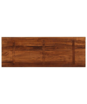 Blat de masă, 140x60x2,5cm, dreptunghiular, lemn reciclat - WOODBB1041