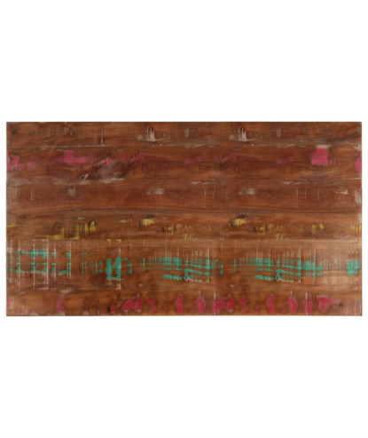Blat de masă, 100x70x2,5cm, dreptunghiular, lemn reciclat - WOODBB1042