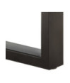Bancă, 110 cm, lemn reciclat și oțel, cu aspect industrial - WOODBB122 Bancă, 110 cm, lemn reciclat și oțel, cu aspect industrial - WOODBB122