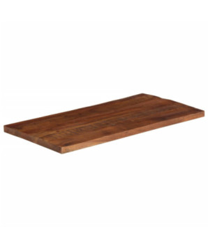 Blat masă rustic din lemn masiv reciclat, dreptunghiulară, 110x50x2,5 cm, handmade