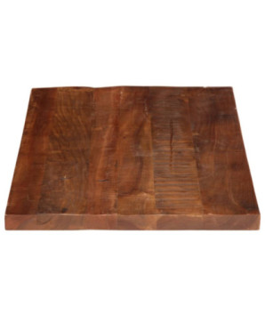 Blat masă rustic din lemn masiv reciclat, dreptunghiulară, 110x50x2,5 cm, handmade