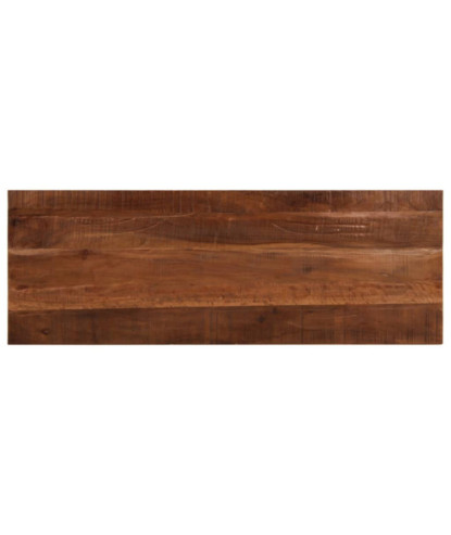 Blat masă rustic din lemn masiv reciclat, dreptunghiulară, 140 x 50 x 2,5 cm, handmade