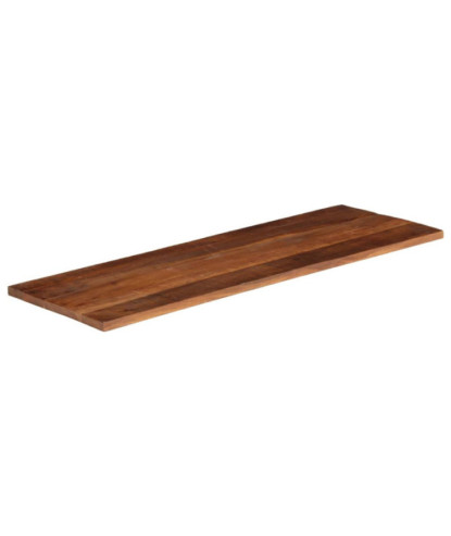 Blat masă rustic din lemn masiv reciclat, dreptunghiulară, 140 x 50 x 2,5 cm, handmade