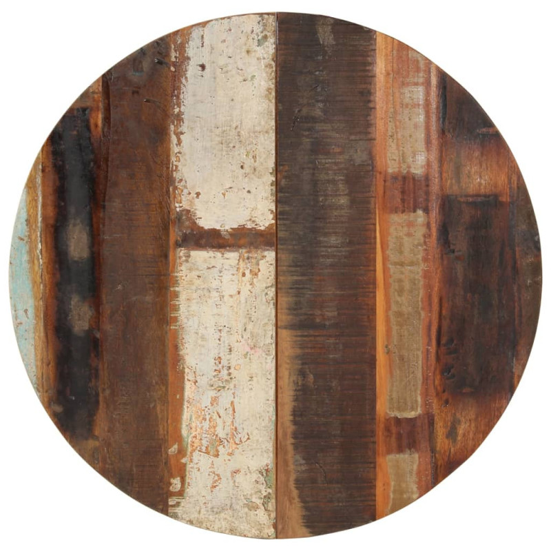 Blat masă rustic din lemn masiv reciclat, rotundă, 70 cm Blat masă rustic din lemn masiv reciclat, rotundă, 70 cm