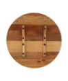 Blat masă rustic din lemn masiv reciclat, rotundă, 70 cm Blat masă rustic din lemn masiv reciclat, rotundă, 70 cm
