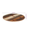 Blat masă rustic din lemn masiv reciclat, rotundă, 70 cm Blat masă rustic din lemn masiv reciclat, rotundă, 70 cm