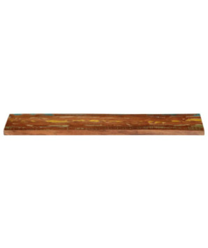 Blat masă rustic din lemn masiv reciclat, dreptunghiulară, 100x30x3,8 cm, handmade