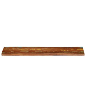 Blat masă rustic din lemn masiv reciclat, dreptunghiulară, 120x40x3,8 cm, handmade