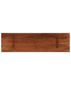 Blat masă rustic din lemn masiv reciclat, dreptunghiulară, 120x40x3,8 cm, handmade