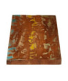 Blat masă rustic din lemn masiv reciclat, dreptunghiulară, 100x40x3,8 cm, handmade Blat masă rustic din lemn masiv reciclat, dreptunghiulară, 100x40x3,8 cm, handmade