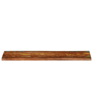 Blat masă rustic din lemn masiv reciclat, dreptunghiulară, 110x40x2,5 cm, handmade