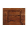Blat de masă, 80x70x2,5 cm, dreptunghiular, lemn reciclat - WOODBB1073 Blat de masă, 80x70x2,5 cm, dreptunghiular, lemn reciclat - WOODBB1073