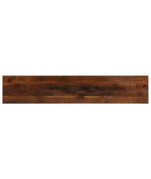 Blat masă rustic din lemn masiv reciclat, dreptunghiulară, 140x40x2,5 cm, handmade