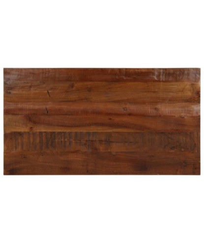 Blat de masă, 100x70x2,5cm, dreptunghiular, lemn reciclat - WOODBB1083