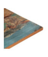Blat masă rustic din lemn masiv reciclat, dreptunghiulară, 60x70 cm Blat masă rustic din lemn masiv reciclat, dreptunghiulară, 60x70 cm