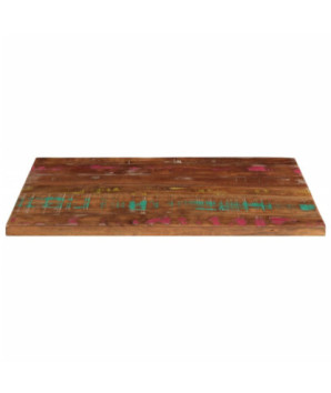 Blat de masă, 90x60x3,8 cm, dreptunghiular, lemn reciclat - WOODBB1090