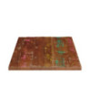 Blat de masă, 90x60x3,8 cm, dreptunghiular, lemn reciclat - WOODBB1090 Blat de masă, 90x60x3,8 cm, dreptunghiular, lemn reciclat - WOODBB1090