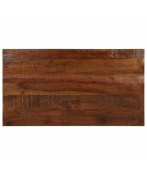 Blat de masă, 120x70x2,5cm, dreptunghiular, lemn reciclat - WOODBB1096